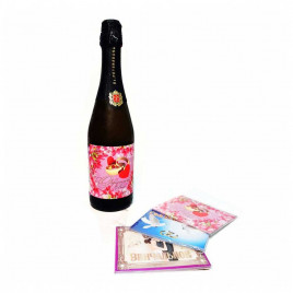 Наклейка на бутылку размер 9,4*11,7см