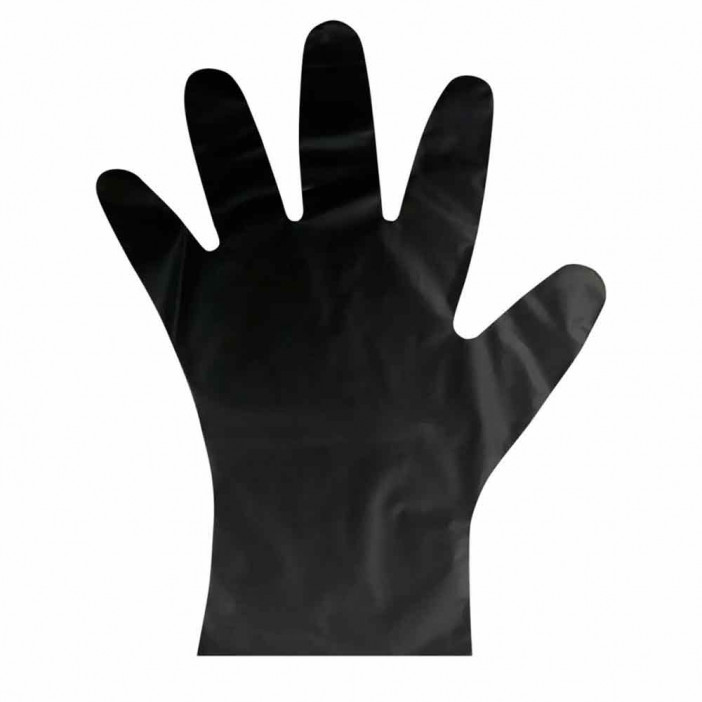 Перчатки эластомерные чёрные M, L