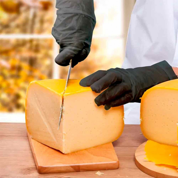 Перчатки эластомерные чёрные M, L