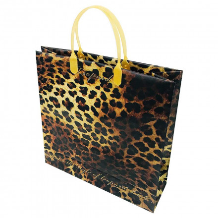 Пакет сумка размер 30*30см  Леопардовый принт