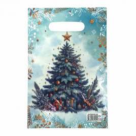 Пакет вырубной ПВД Голубая ель 20*30см 35 мкм 100шт