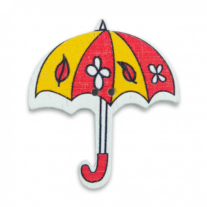 Декор из дерева Зонтики размер 3,5*3см