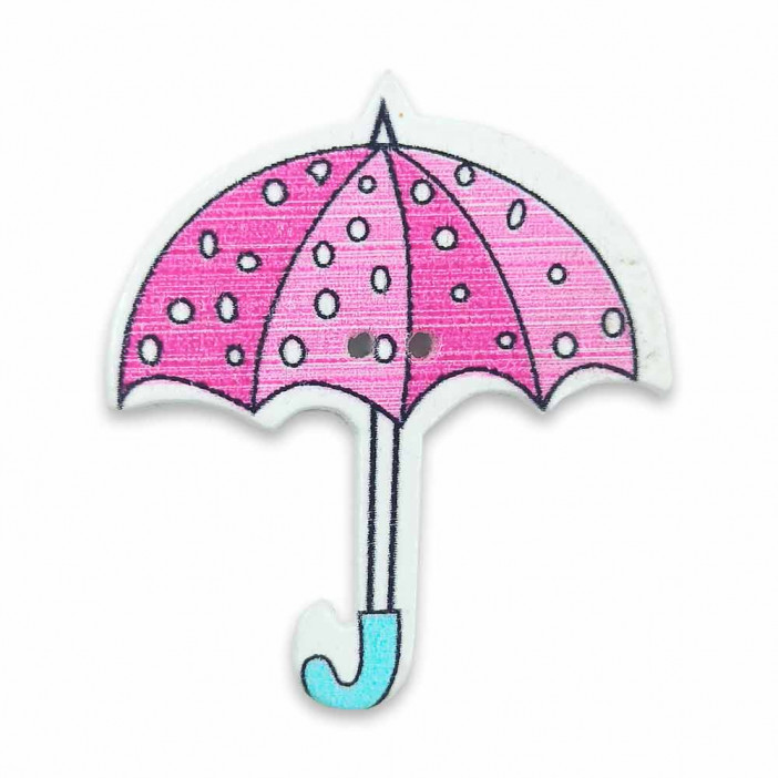 Декор из дерева Зонтики размер 3,5*3см