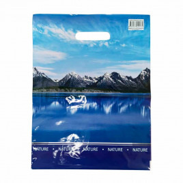 Пакет с вырубной ручкой Озеро 31*40см 60мкм 50шт