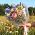 Пленка в рулоне с рисунком Бантики розовые размер 70см