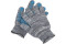 Перчатки  рабочие х/б с точками серые