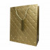 Пакет ЛЮКС Стеганый с золотыми клепками размер 26*32*12см