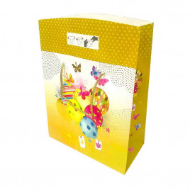 Пакет коробка ЛЮКС Шарики размер 27*27*13см