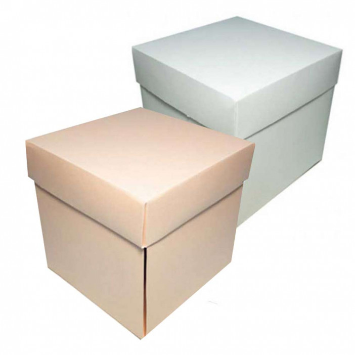 Коробка-трансформер квадратная Сюрприз для фото размер 18,5*18,5*18см