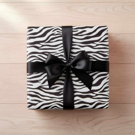 Бумага подарочная Белый тигр размер листа 70см*100см уп 10л