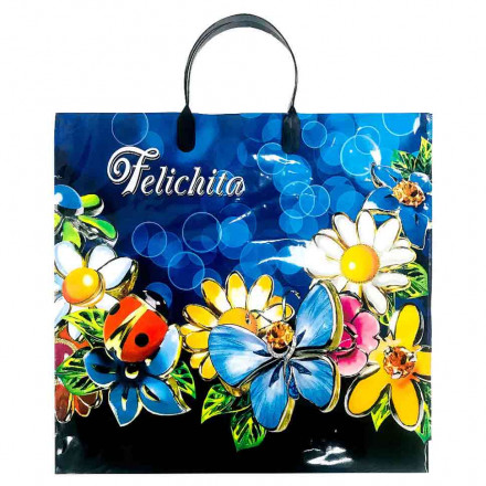 Пакет с пластмассовыми ручками Felichita