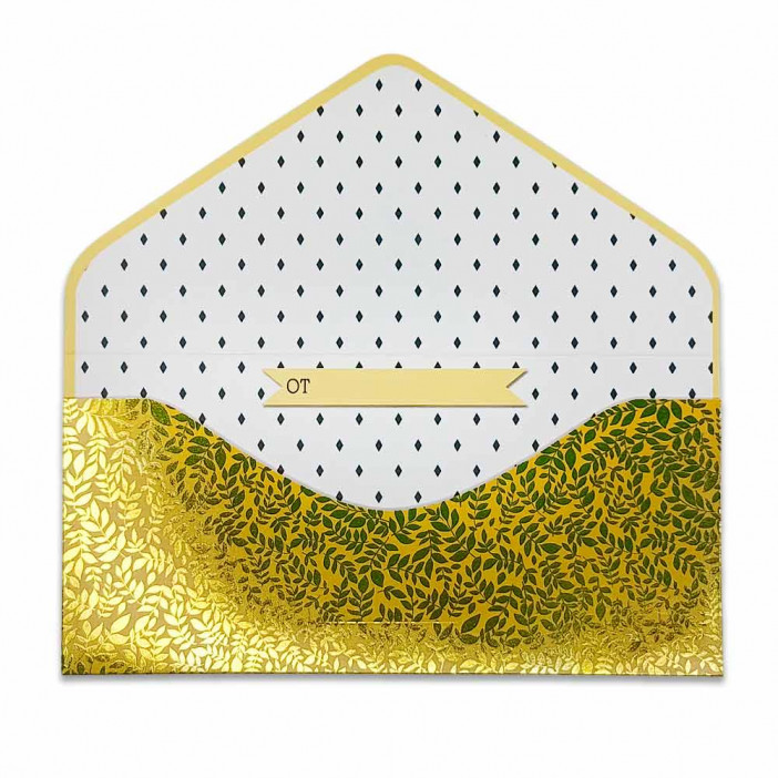 Конверт-открытка для денег Поздравляем 9,3*19см арт 1216062