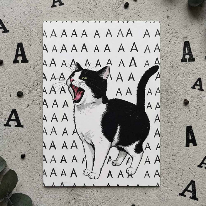 Мини-открытка ААА 7*10см