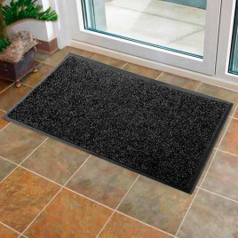 Коврик влаговпитывающий придверный Лофт 90*150см черный