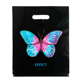 Пакет с вырубной ручкой Бабочки 30*37см 95мкм 50шт