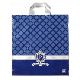 Пакет с петлевой ручкой Перфекто вензель 40*40см 100мкм 25шт