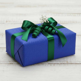 Бумага рельефная двухцветная синий/желтый размер 50см*5м 