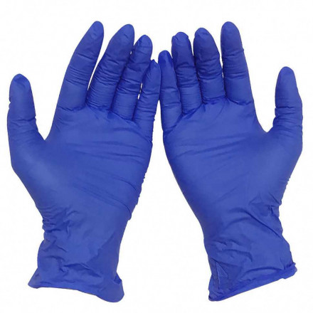 Перчатки нитрил Nitrylex Protect фиолетовые 100 пар S, M, L
