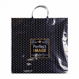 Пакет с пластмассовыми ручками 36*40см Имидж 10шт