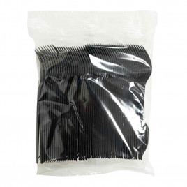 Вилка столовая черная 100шт