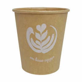 Стакан бумажный От всего сердца 250мл 50шт