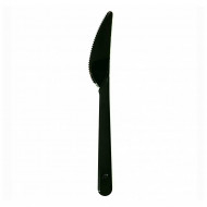 Нож столовый черный (10шт)