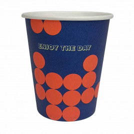 Стакан бумажный Enjoy the day 250мл 50шт