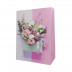 Пакет ЛЮКС Конверт с цветами 3D размер 18*23*10см