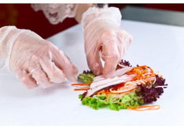 Перчатки виниловые Mercator прозрачные 50 пар  S, M, L