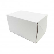 Коробка для пирожных и десертов белая размер 150*100*85мм уп 10шт