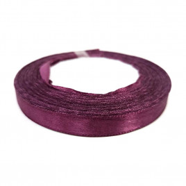 Лента атласная бургунди размер 1см*23м