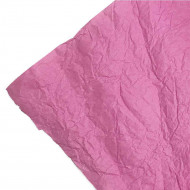 Бумага жатая однотонная розовая размер 70см*5м