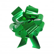 Бант-шар металл зеленый размер 32*110мм