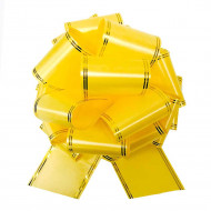 Бант-шар Гигант желтый размер 10см