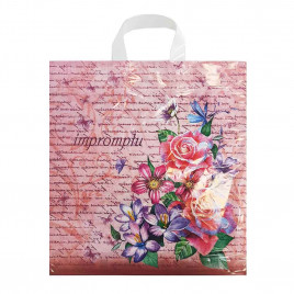 Пакет с петлевой ручкой Экспромт 40*42см 50мкм 50шт