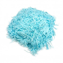 Наполнитель бумажный голубой 100гр