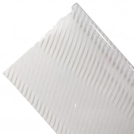 Пленка в рулоне с рисунком Диагональ белая размер 70см 200гр