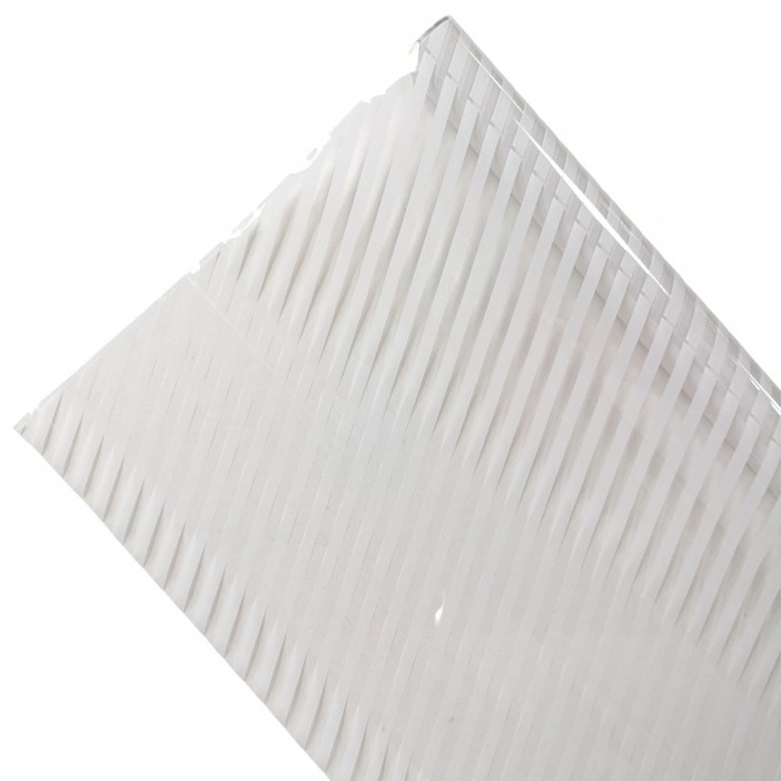 Пленка в рулоне с рисунком Диагональ белая размер 70см 200гр