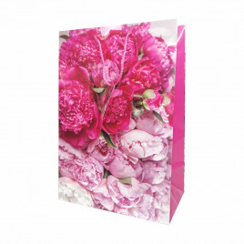 Пакет ламинированный Цветы размер 26*38*15см