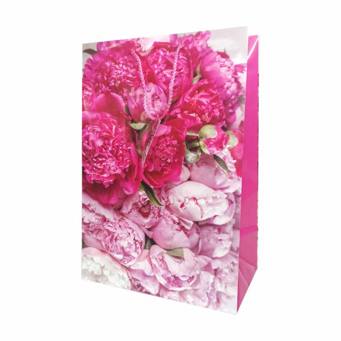 Пакет ламинированный Цветы размер 26*38*15см