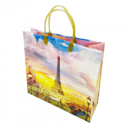 Пакет сумка размер 30*30см Эйфелева башня