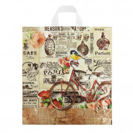 Пакет с петлевой ручкой Старое время 40*42см 50мкм 50шт