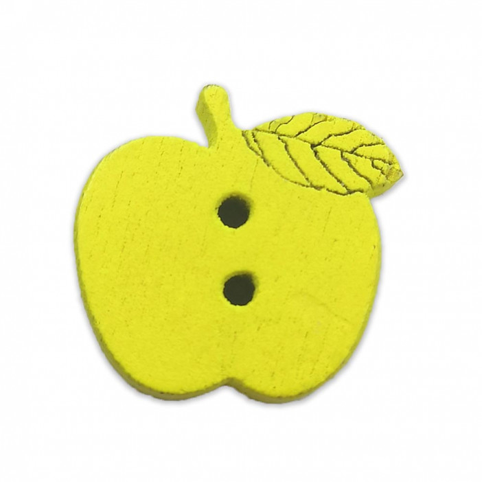 Декор из дерева Яблочко диаметр 1,5см