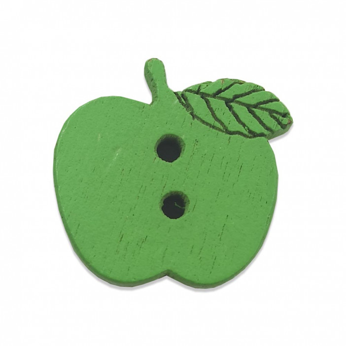 Декор из дерева Яблочко диаметр 1,5см