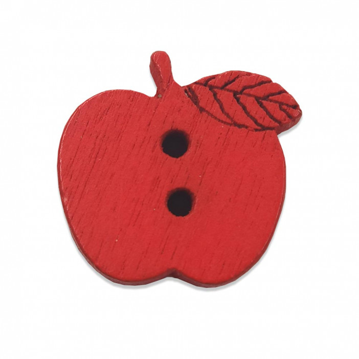 Декор из дерева Яблочко диаметр 1,5см