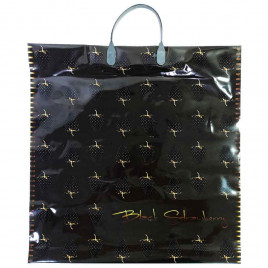Пакет с пластмассовыми ручками 40*44см Black strawberry 10шт