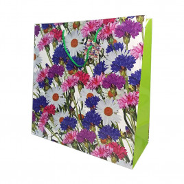 Пакет ламинированный Цветы размер 37*37*15см 