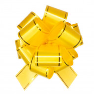 Бант-шар Золотая полоса желтый размер 50*160мм