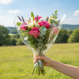 Пленка в рулоне прозрачная размер 40см*12,5м 40мкм 200г