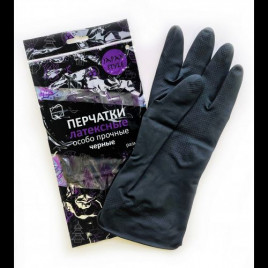 Перчатки латексные особо прочные черные Japan Style размер M, L